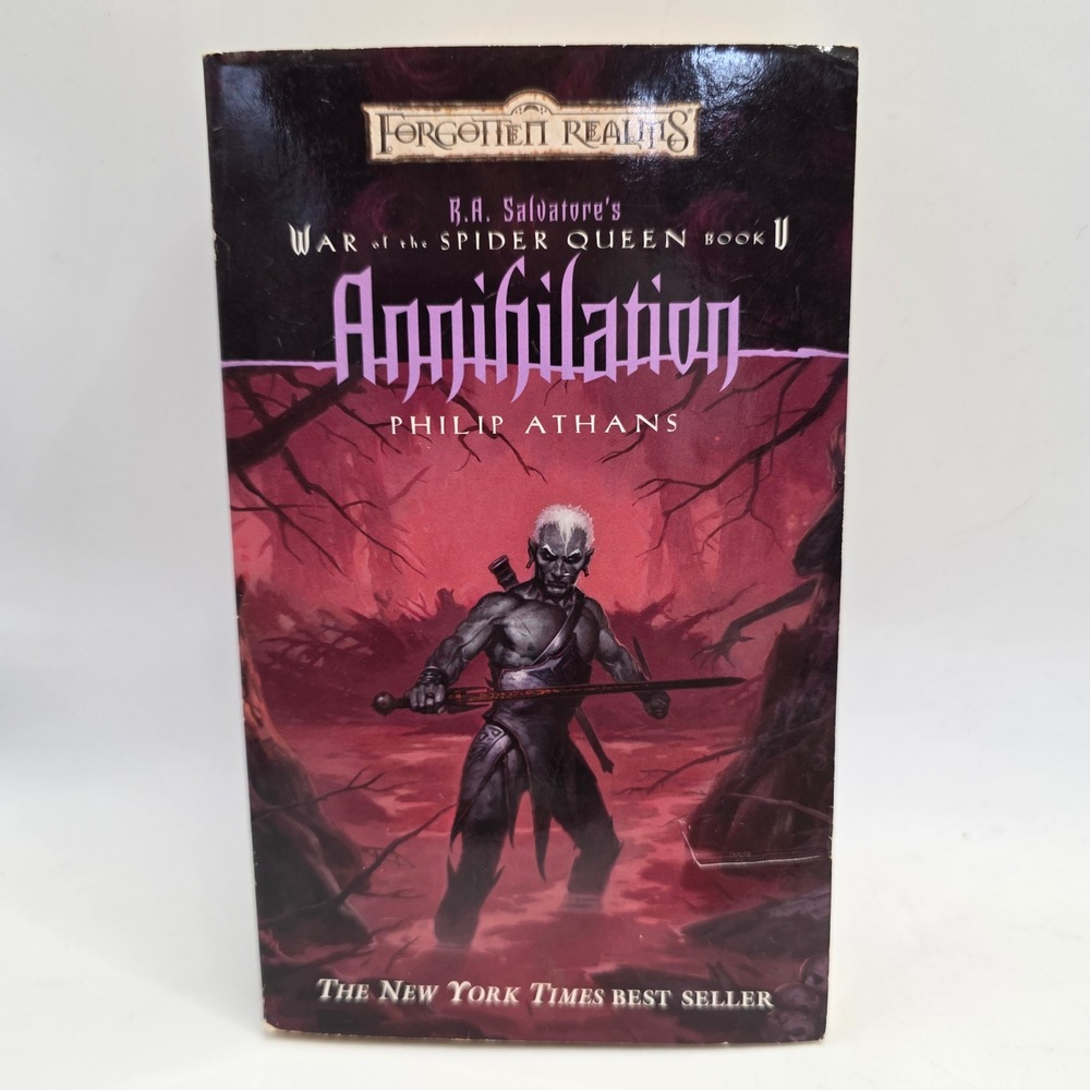 Forgotten Realms Annihilation War of the Spider Queen Book 5 Philip Athans D&D